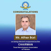 Ather Bari elected unopposed Chairman of Towel Manufacturers Association