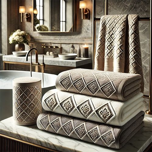 Diamond Jacquard Towel